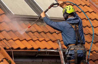Démoussage et hydrofuge de toiture à Oudrenne